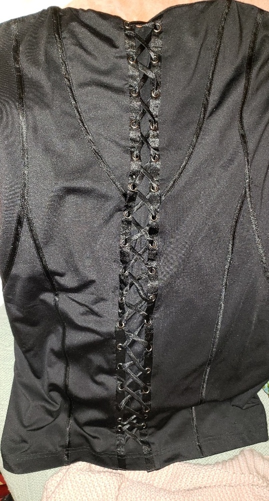 Black Forever 21 corset dress